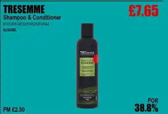 Bestway TRESEMME Shampoo & Conditioner offer