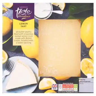 Sainsbury's Sainsbury's Sicilian Lemon Tart, Taste the Difference 460g offer