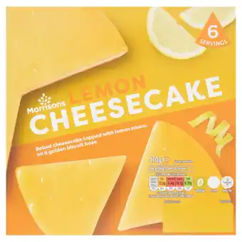 Morrisons Morrisons Lemon Cheesecake offer
