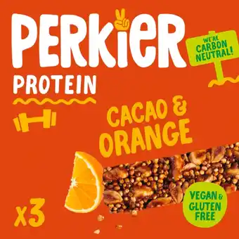 Morrisons Perkier Cacao & Orange Protein Bars offer