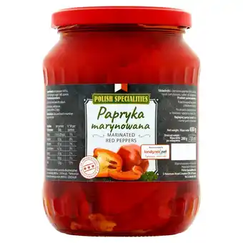 Morrisons Polish Specialities Marinated Red Peppers offer