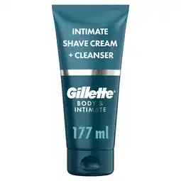 Morrisons Gillette Male Intimate Shaving Cream + Cleanser offer