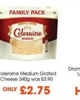 Centra Coleraine Medium Grated Cheese offer