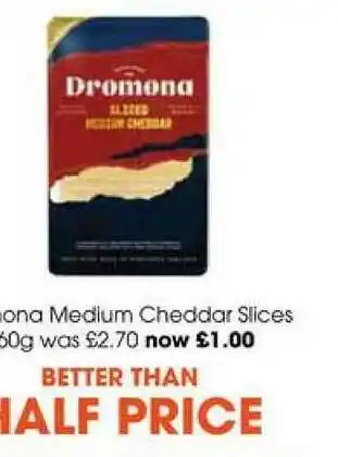 Centra Dromona Medium Cheddar Slices offer