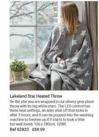 Lakeland Lakeland Star Heated Throw offer