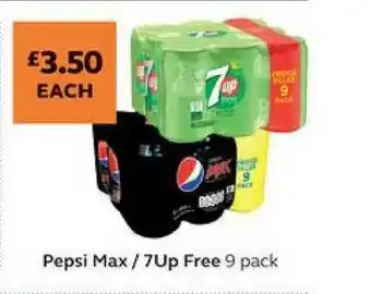 SuperValu Pepsi Max 7up Free offer