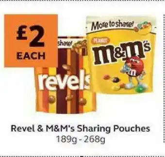 SuperValu Revel & M&m's Sharing Pouches offer