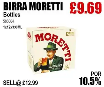 Bestway BIRRA MORETTI Bottles offer