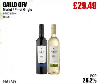 Bestway GALLO GFV Merlot / Pinot Grigio offer