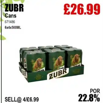 Bestway ZUBR Cans offer