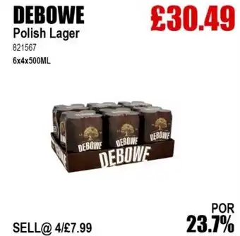 Bestway DEBOWE Polish Lager offer