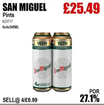 Bestway SAN MIGUEL Pints offer