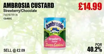 Bestway AMBROSIA CUSTARD Strawberry/Chocolate offer