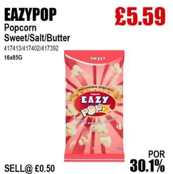 Bestway EAZYPOP Popcorn Sweet/Salt/Butter offer