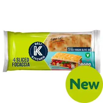 Morrisons Deli Kitchen 4 Sliced Focaccia offer