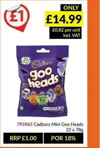 Musgrave MarketPlace Cadbury Mini Goo Heads offer