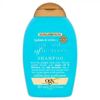 Morrisons Ogx Extra Strength Argan Oil Shampoo offer