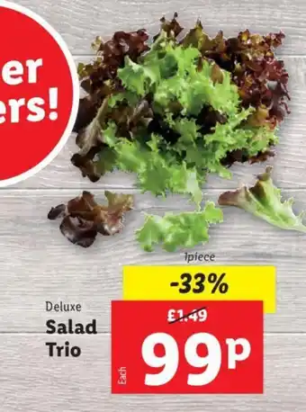 Lidl Deluxe Salad Trio offer