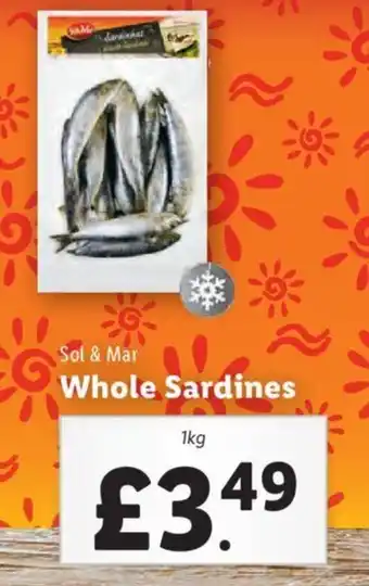 Lidl Sol & Mar Whole Sardines offer