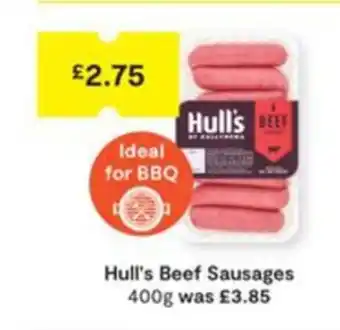 SuperValu Hull's Beef Sausages offer