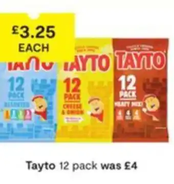 SuperValu Tayto 12 pack offer