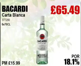 Bestway BACARDI Carta Blanca offer