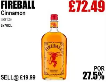 Bestway FIREBALL Cinnamon offer