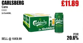 Bestway CARLSBERG Cans offer