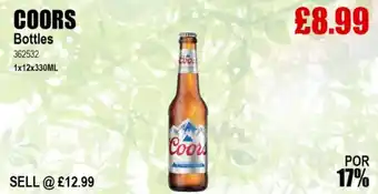 Bestway COORS Bottles offer