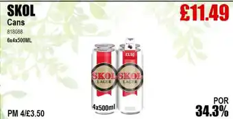 Bestway SKOL Cans offer