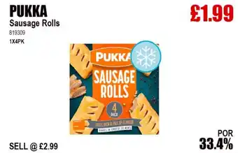 Bestway PUKKA Sausage Rolls offer