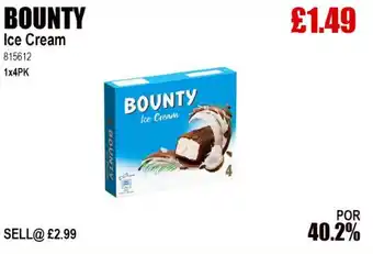 Bestway BOUNTY Ice Cream offer