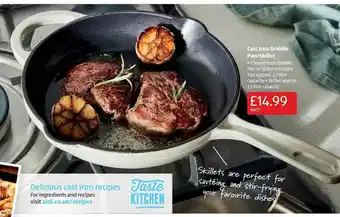 Aldi Cast Iron Griddle Pan-skillet offer