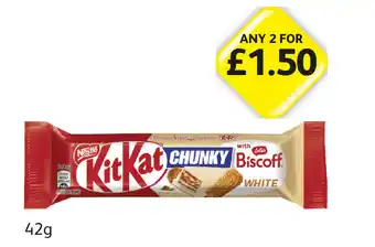 Londis View KitKat Chunky Biscoff White offer