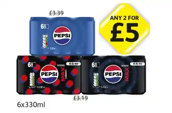Londis View Pepsi, Max, Cherry Max offer