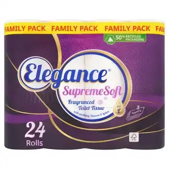 Morrisons Elegance Supreme Soft Frangranced Toilet Tissue offer