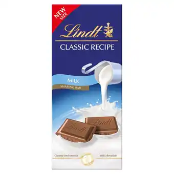 Morrisons Lindt Classic Recipe Milk offer