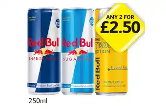 Londis View Red Bull, Sugarfree, Tropical Edition offer