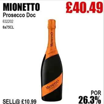 Bestway MIONETTO Prosecco Doc offer