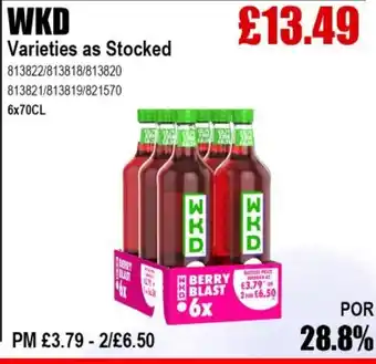 Bestway WKD offer
