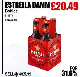 Bestway ESTRELLA DAMM Bottles offer