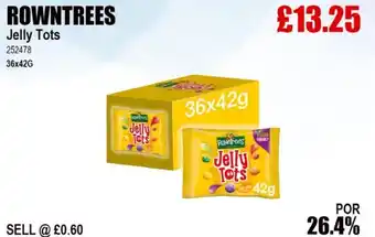 Bestway ROWNTREES Jelly Tots offer