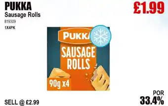 Bestway PUKKA Sausage Rolls offer