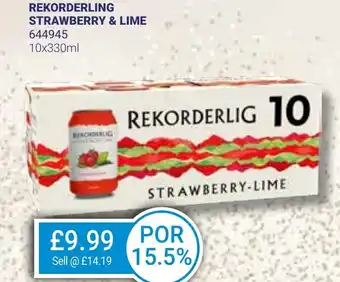 Bestway REKORDERLING STRAWBERRY & LIME offer