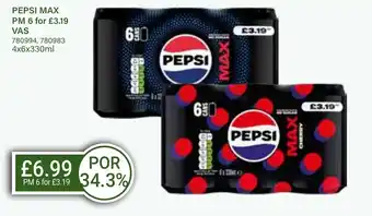 Bestway PEPSI MAX offer