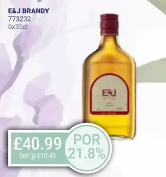 Bestway E&J BRANDY offer