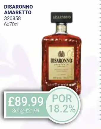 Bestway DISARONNO AMARETTO offer