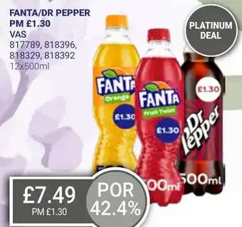 Bestway FANTA/DR PEPPER offer