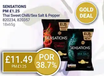 Bestway SENSATIONS Thai Sweet Chilli/Sea Salt & Pepper offer