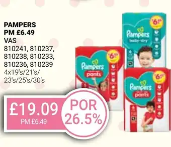 Bestway PAMPERS offer